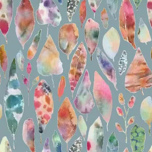 Rangi Printed Cotton Fabric (By The Metre) Robins Egg
