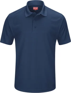 Red Kap Men's Short Sleeve Performance Knit Pocketless Coro Polo