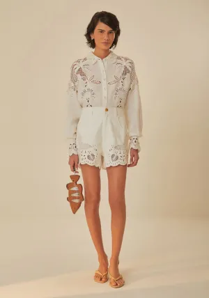 RICHILIEU EMBROIDERED SHORTS