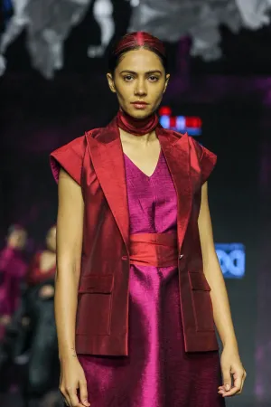 Sangria Silk Jacket