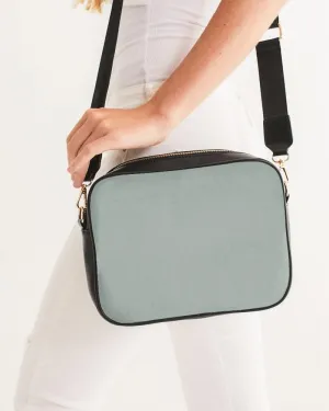 Shaded Pale Green Gray Crossbody Bag | C10M0Y10K30