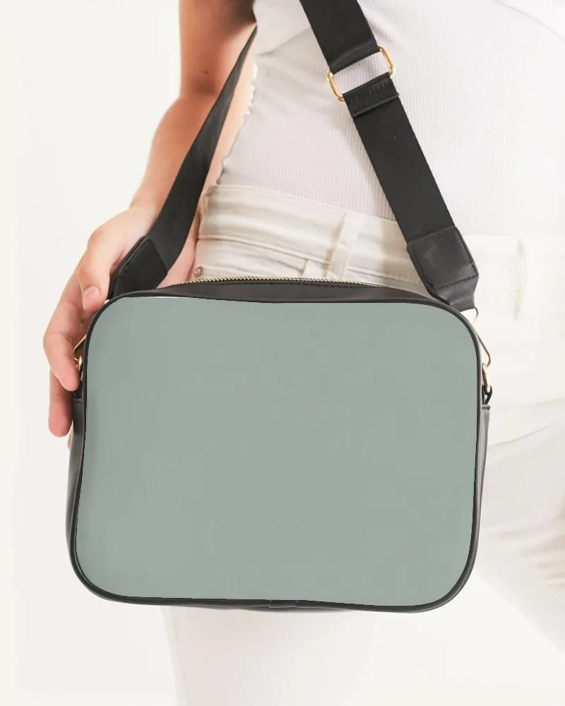 Shaded Pale Green Gray Crossbody Bag | C10M0Y10K30