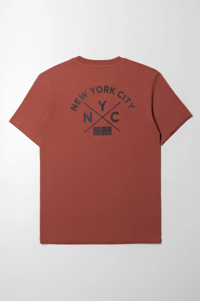 Short Sleeve T-Shirt Rust