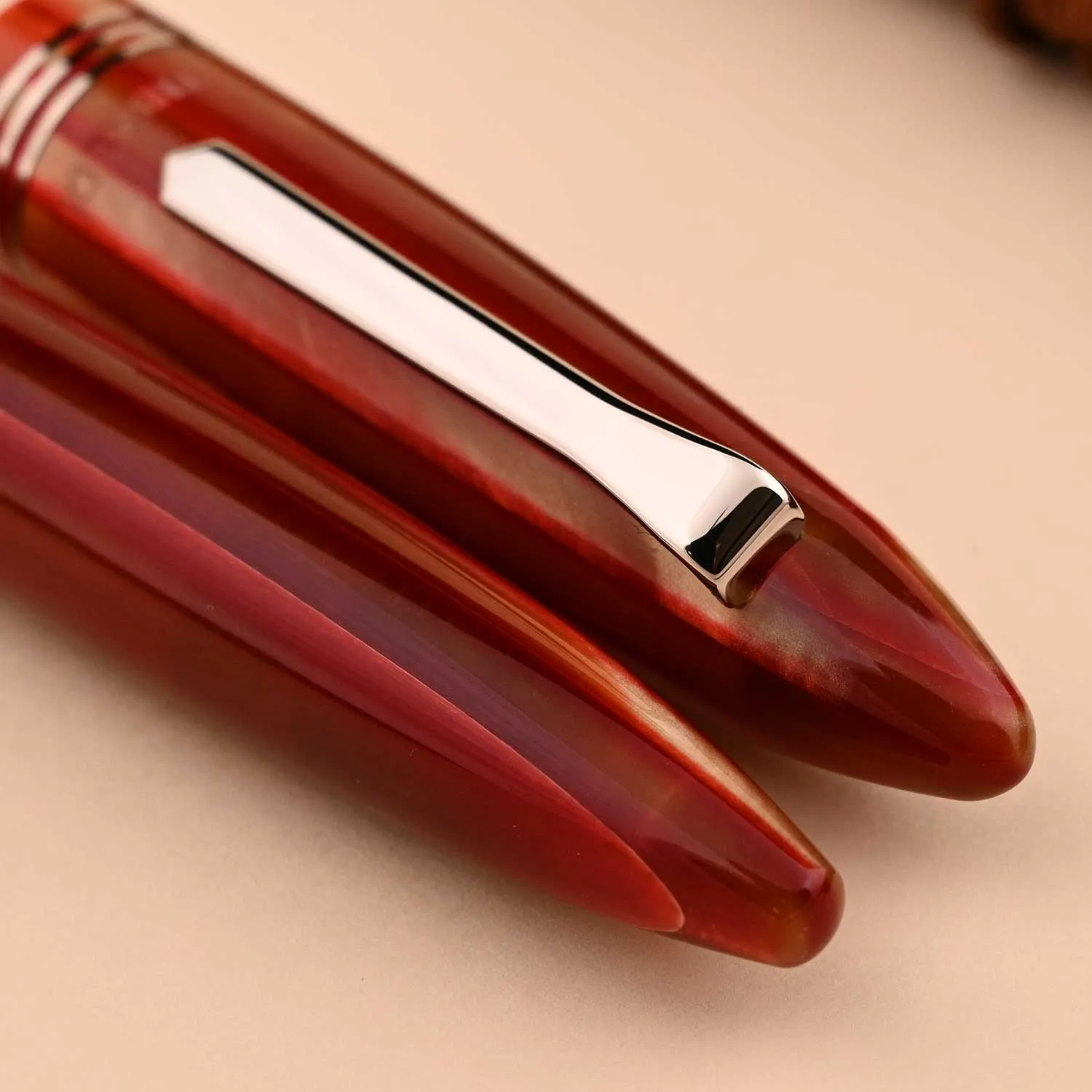 Tibaldi Bononia Fountain Pen - Seashell Mist CT