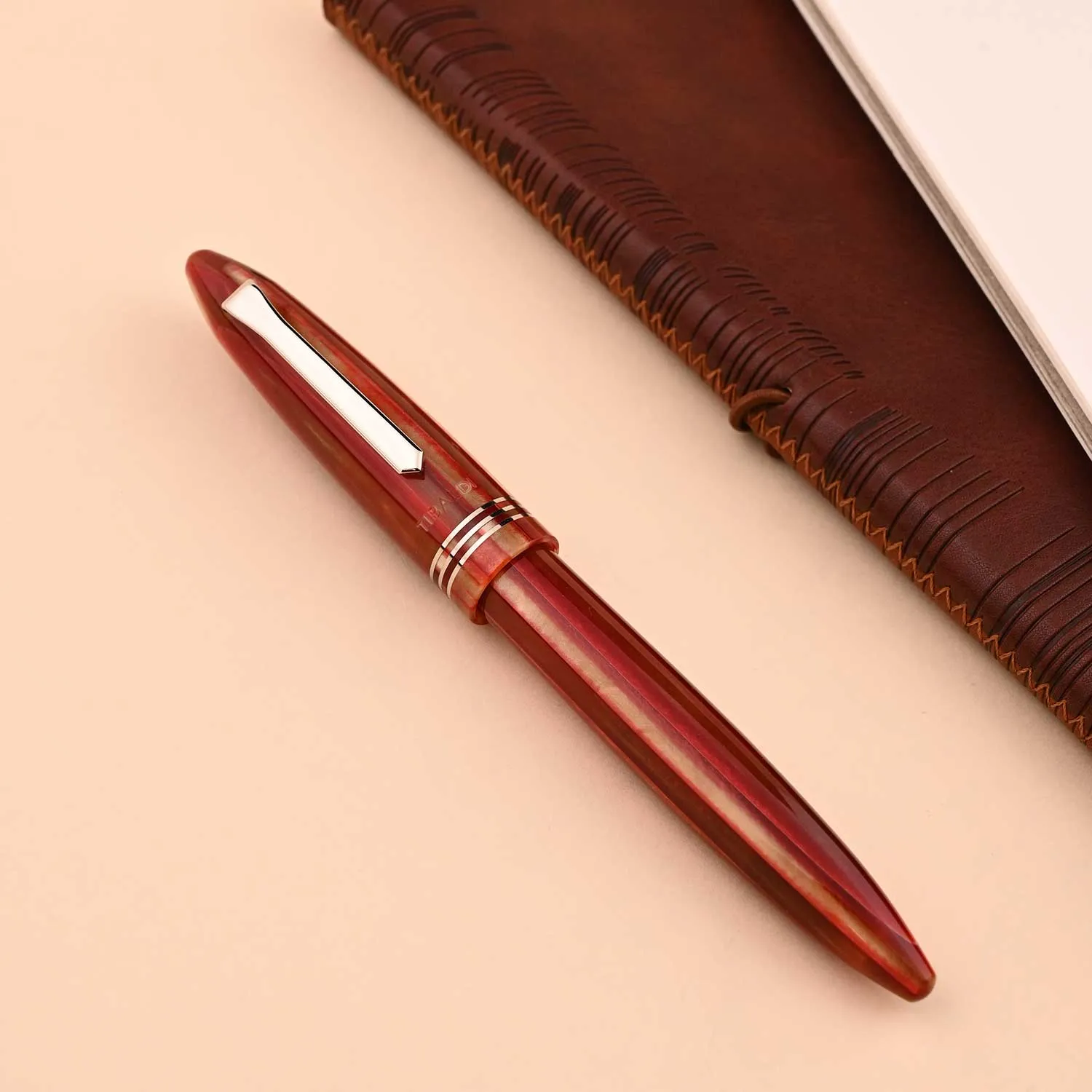 Tibaldi Bononia Fountain Pen - Seashell Mist CT