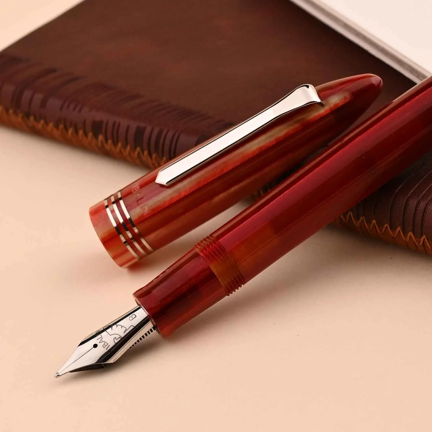 Tibaldi Bononia Fountain Pen - Seashell Mist CT