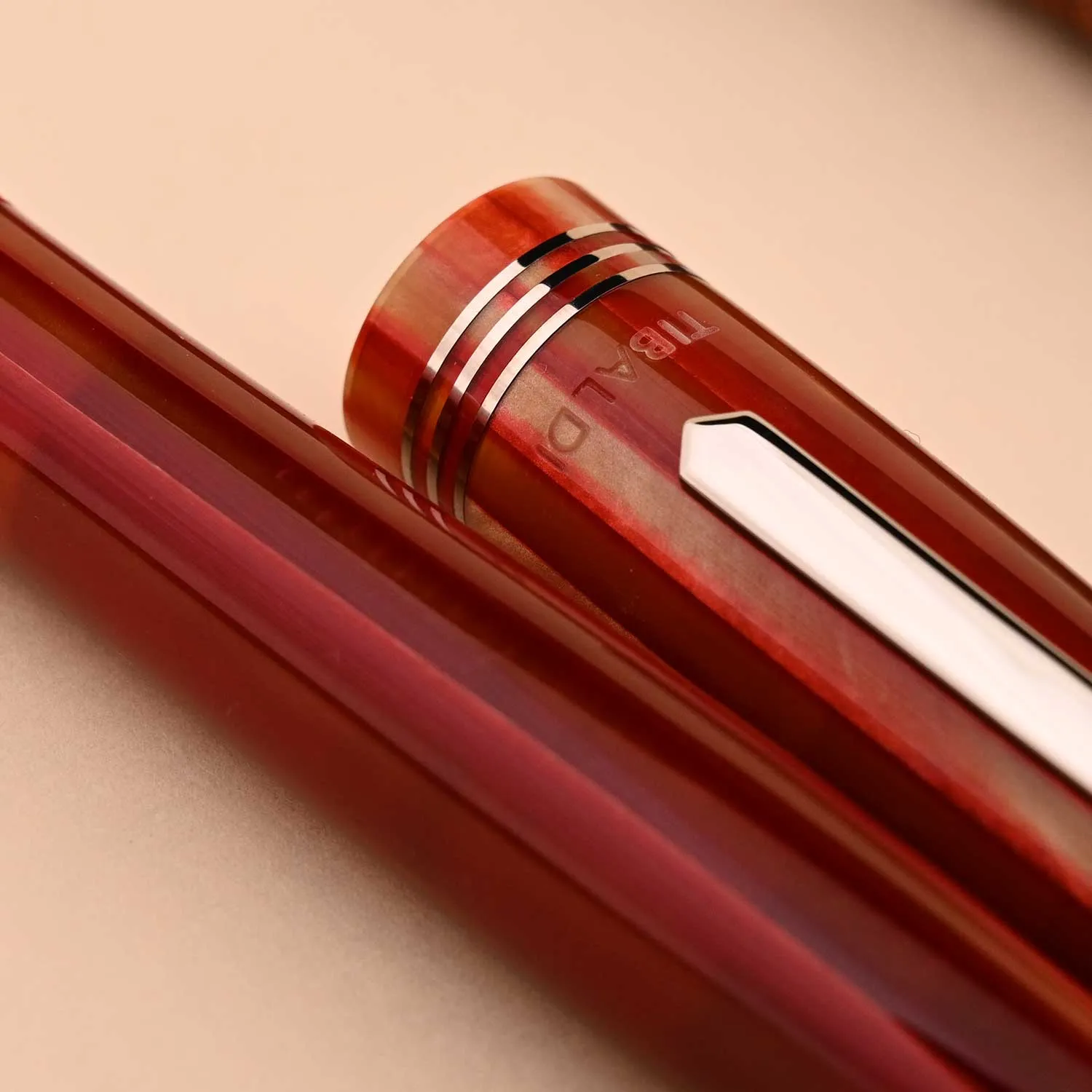 Tibaldi Bononia Fountain Pen - Seashell Mist CT