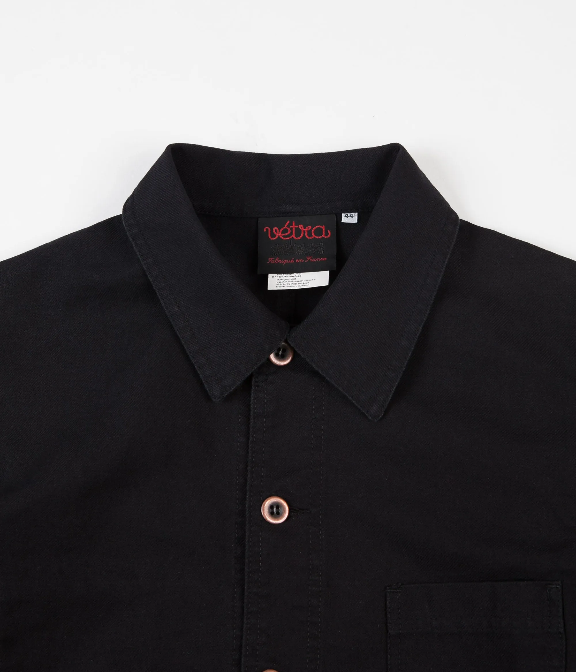 Vetra 5C Short Twill Workwear Jacket - Black