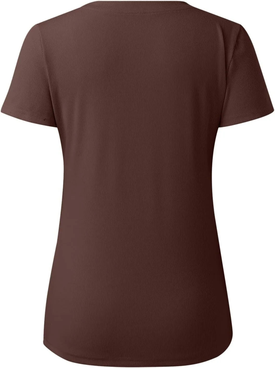 Womens Summer Short Sleeve Tops Square Neck Ribbed Slim Fitted Shirts Casual Tee Tshirt Couples Christmas Shirts
